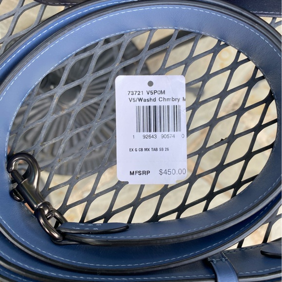 LNWT Coach Tabby 26 w/ Snakeskin (Blue Multi) - Picture 7 of 9